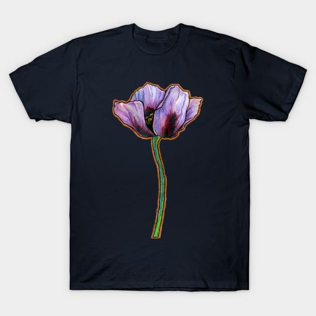 Blue Poppy T-Shirt by ThisIsNotAnImageOfLoss